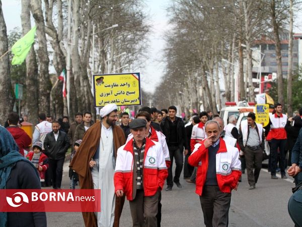 راهپیمایی روز 22 بهمن- شهرستان لاهیجان