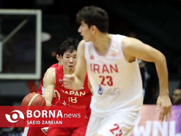 دیدار تیم های بسکتبال ایران - ژاپن