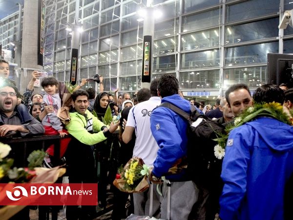 مراسم استقبال از تیم ملی فوتسال ایران