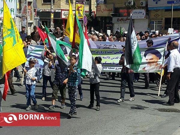 راهپیمایی روز قدس- شهرستان ملارد