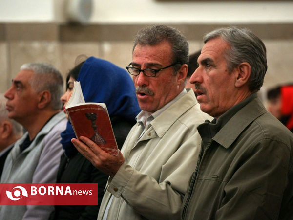 مراسم سال نو میلادی در کلیسای گریگور مقدس