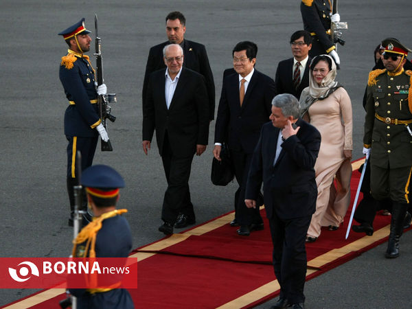 ورود رئیس جمهوری ویتنام به تهران