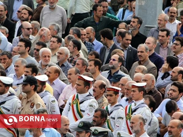 تشییع پیکر جان‌باختگان گیلانی فاجعه منا در رشت
