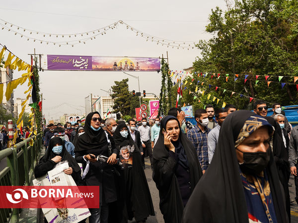 راهپیمایی روز قدس در تهران