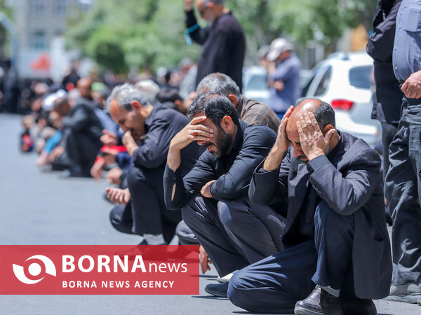 عزاداری مردم اراک در سالروز شهادت امام جعفر صادق(ع)