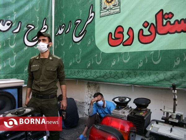 سومین مرحله طرح رعد فرماندهی انتظامی شهرستان ری