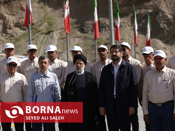 افتتاح قطعه دوم آزاد راه تهران-شمال