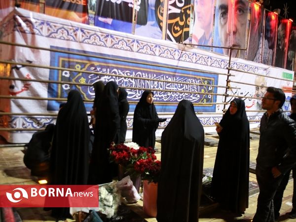 حال و هوای گلزار شهدا کرمان پیش از وداع با سردارشهید حاج قاسم سلیمانی