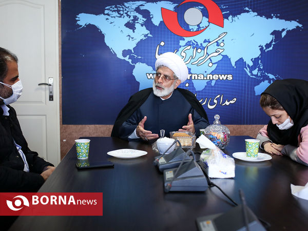 حضور حجت الاسلام محسن رهامی در خبرگزاری برنا