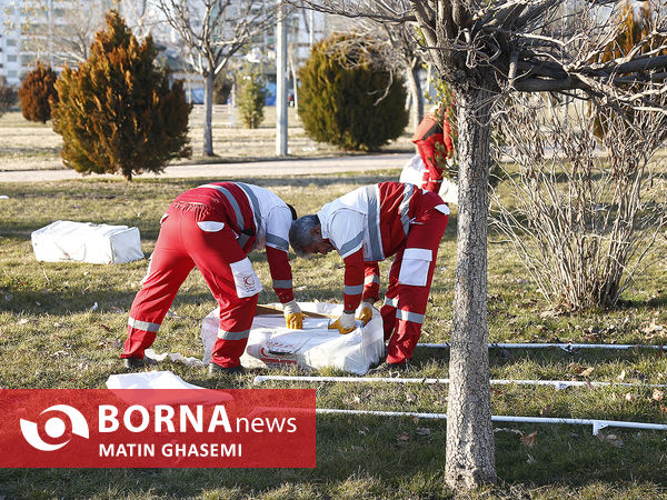 کمک‌رسانی هلال‌احمر در مناطق زلزله‌زده ترکیه