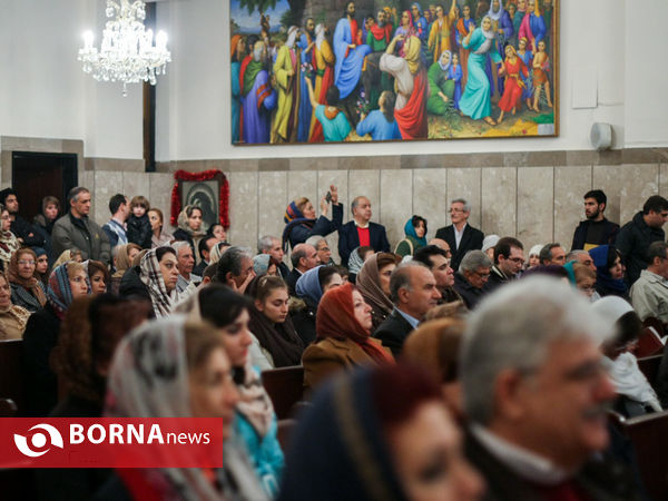 مراسم سال نو میلادی در کلیسای گریگور مقدس