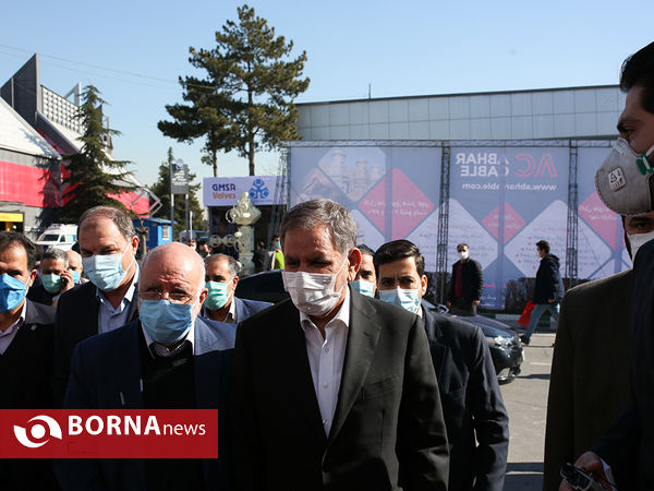 بازدید جهانگیری از نمایشگاه بین المللی نفت، گاز، پالایش و پتروشیمی