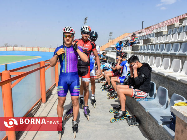 تمرین اسکیت بازان استان مرکزی با حضور جمعی از بازیکنان تیم ملی