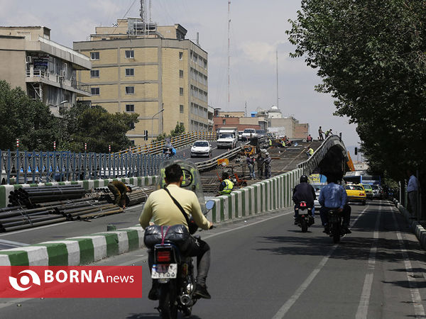 عملیات بازسازی پل کریمخان