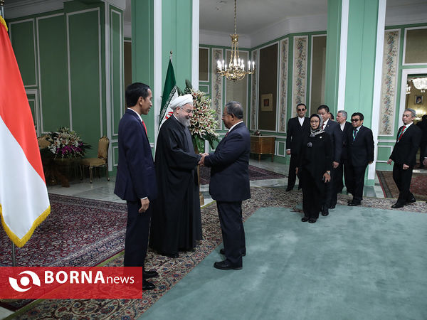 استقبال رسمی دکتر روحانی از رییس جمهوری اندونزی