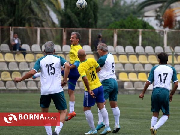 دیدار دوستانه دوتیم پیشکسوتان لاهیجان-  چوکا تالش