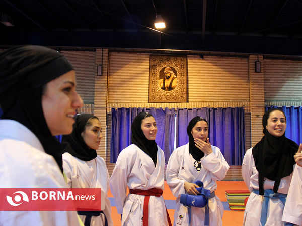 تمرین تیم ملی کاراته بانوان