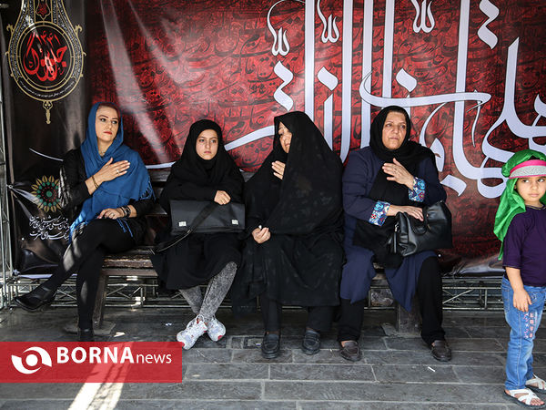 مراسم عزاداری روز تاسوعای حسینی در "میدان امام حسین" تهران