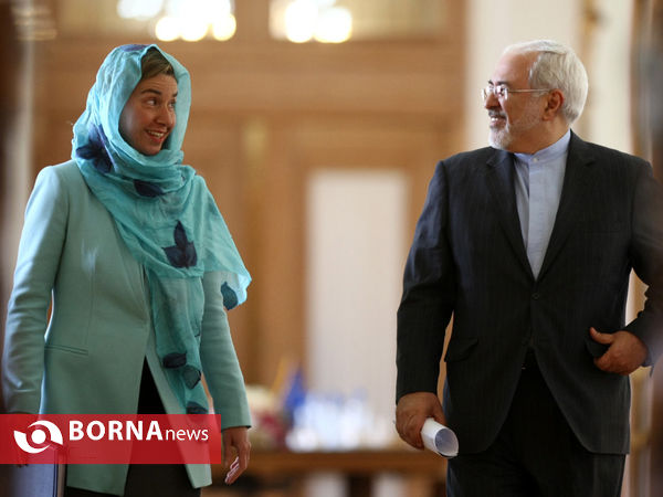 دیدار محمد جواد ظریف و فدریکا موگرینی