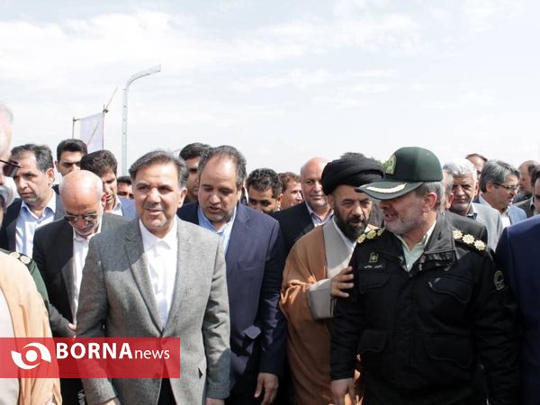 افتتاح پل ورودی غیر همسطح شهرستان قدس