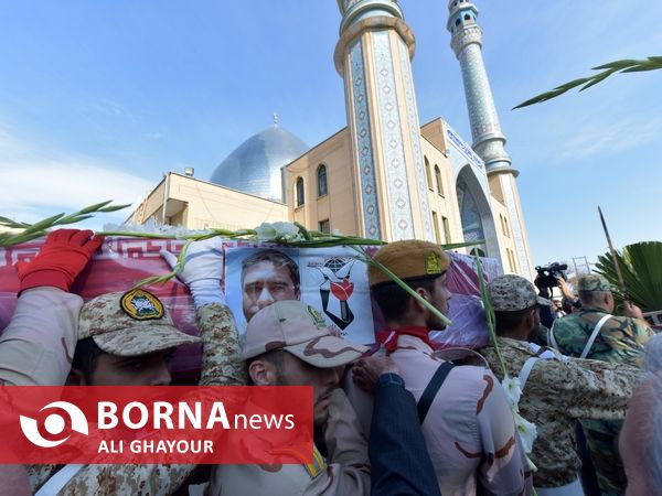 تشییع پیکر «مهدی اثنی عشری» شهید مدافع امنیت در ارومیه