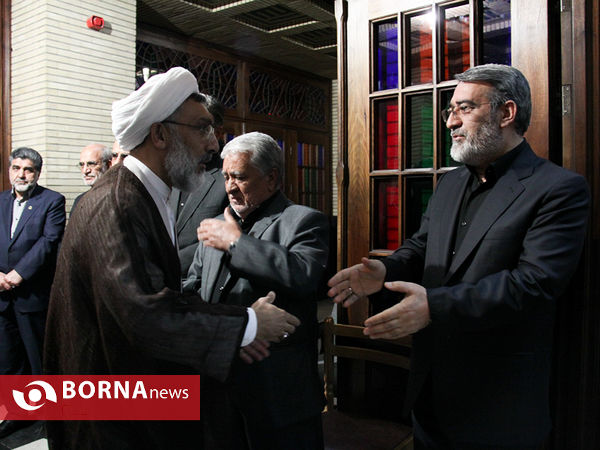 مراسم ختم برادر وزیر کشور