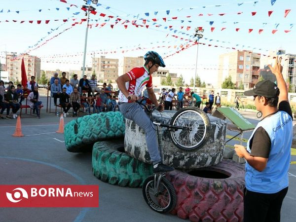 مسابقات دوچرخه سواری تریال قهرمانی کشور در مشهد