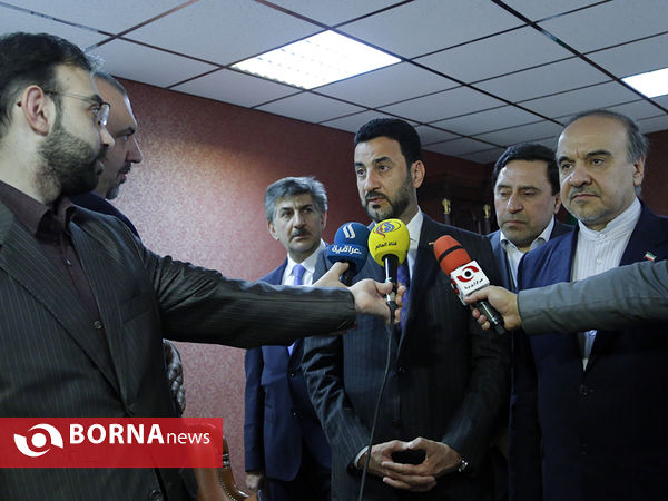 دیدار دکتر سلطانی فر با عبطان وزیر ورزش و جوانان عراق