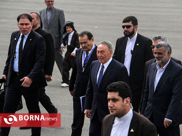 ورود رئیس جمهور قزاقستان به ایران