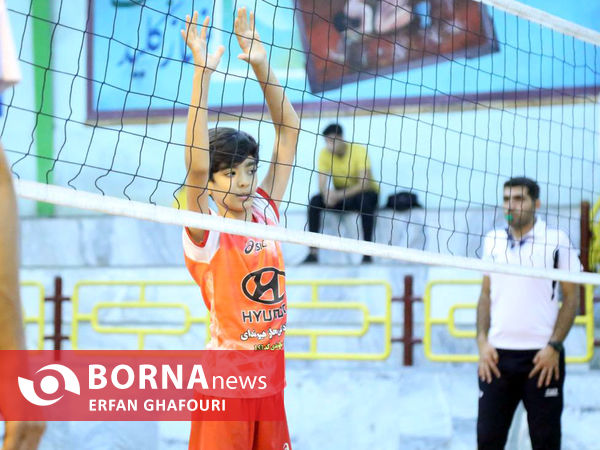 مسابقات والیبال بسیج رده نونهالان در ساری