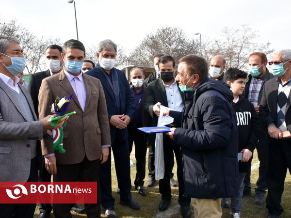 دیدار دوستانه تیم های پیشکسوتان آلومینیوم اراک و یاران رسانه