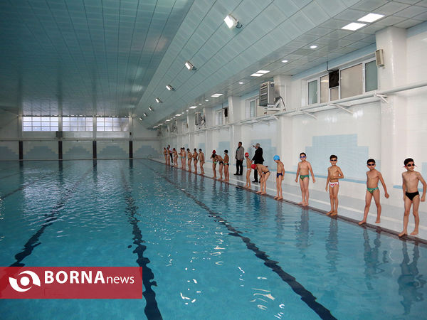 افتتاح استخر شهید حججی با حضور وزیر ورزش و جوانان