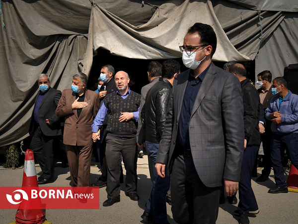 چهلمین روز خاکسپاری شهدای گمنام وزارت ورزش و جوانان