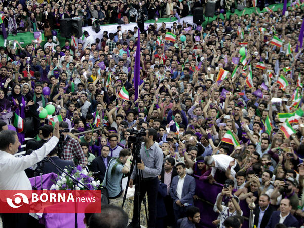 همایش حامیان روحانی با حضور اسحاق جهانگیری در شیراز