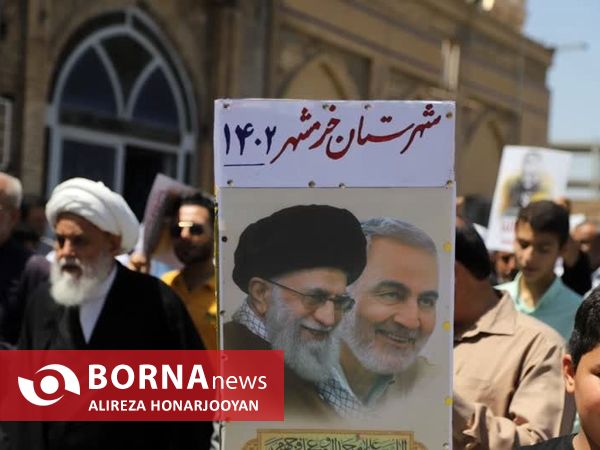 راهپیمایی روز جهانی قدس در خرمشهر