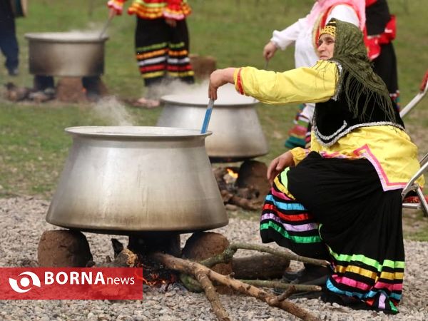 آئین سنتی سمنو پزان در شهرستان رودبار