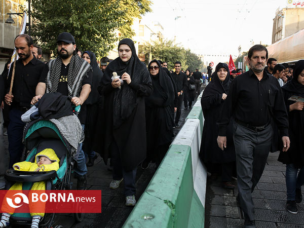 پیاده روی "جاماندگان اربعین" تهران