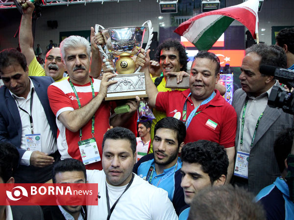 درحاشیه اختتامیه جام جهانی کشتی فرنگی 2016- شیراز