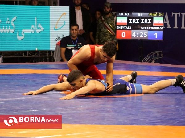 رقابت های بین المللی کشتی فرنگی جوانان جام شاهد_ رشت