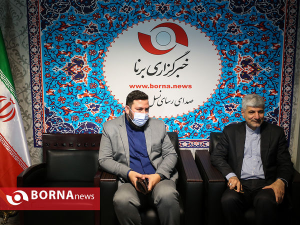 حضور رامین مهمان‌پرست در خبرگزاری برنا