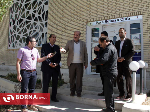 بازدید خبرنگاران از طرح های ورزشی در شیراز