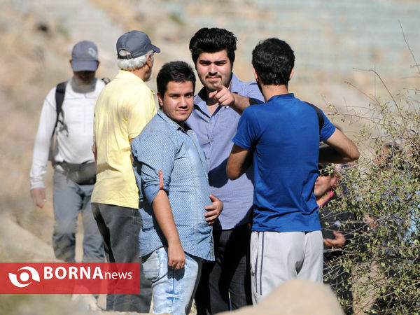 در مسیر ارنگه جاده چالوس با خبرنگاران غرب تهران