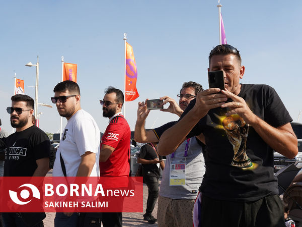 ورزشگاه خلیفه قطر در آستانه دیدار ایران - انگلیس