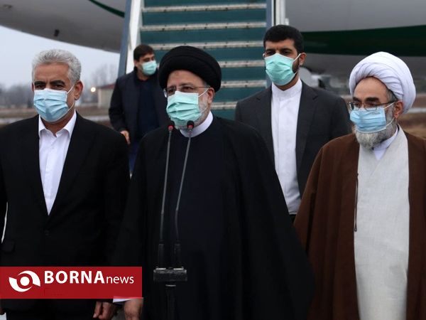 ورود رییس جمهور به رشت