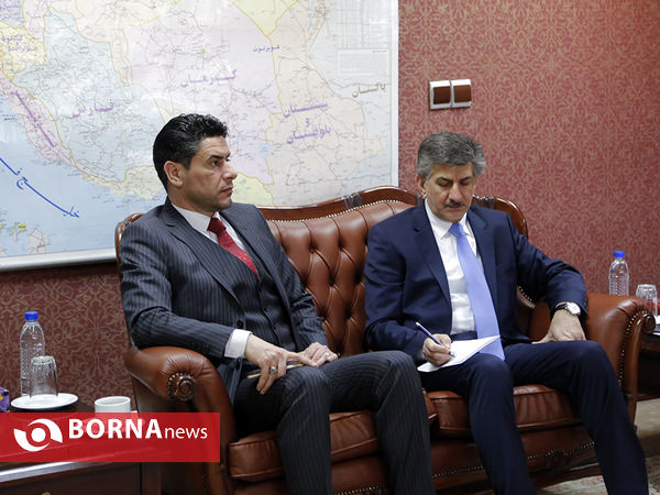 دیدار دکتر سلطانی فر با عبطان وزیر ورزش و جوانان عراق