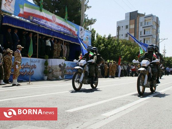 نمایش توان دفاعی یگان های نمونه نیروهای مسلح خراسان شمالی