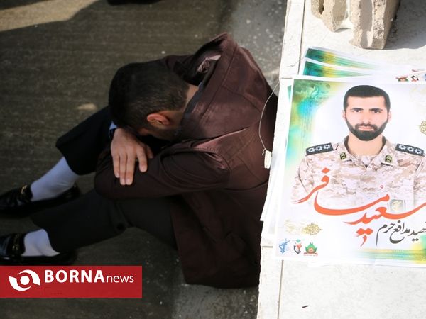 مراسم تشییع پیکر دو شهید گیلانی مدافع حرم