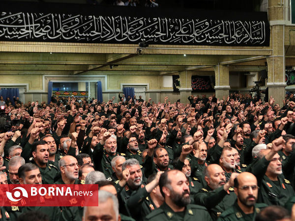 دیدار مجمع عالی فرماندهان سپاه با فرمانده کل قوا