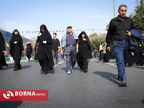 پیاده روی اربعین حسینی در تهران -3