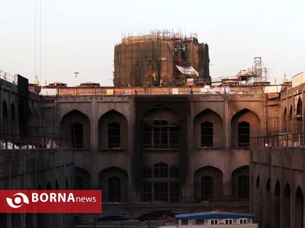 نجف - ساخت صحن حضرت زهرا و ترمیم گنبد حرم امام علی (ع)